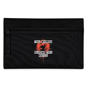 Drummer Woman Schlagzeugerin Girls Band - Pencil Case - black - Front