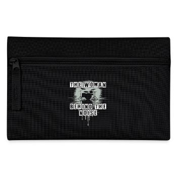 Drummer Woman Schlagzeugerin Girls Band - Pencil Case - black - Front