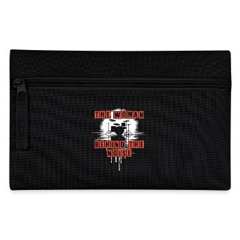 Drummer Woman Schlagzeugerin Girls Band - Pencil Case - black - Front