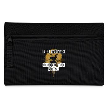 Drummer Woman Schlagzeugerin Girls Band - Pencil Case - black - Front