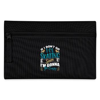 Skating Mom Tshirt Eiskunstlaufen Geschenk - Federtasche - Schwarz - Vorne
