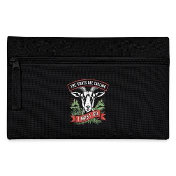 The goats are calling, I have to go - Pencil Case - black - Front