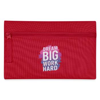 Inspirierendes Design von motivierenden Zitaten - Federtasche - Rot - Vorne
