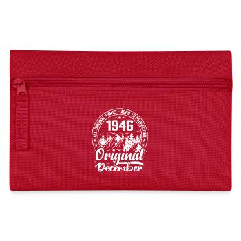 décembre 1946 Original 78 Ans Cadeau Anniversaire - Trousse - rouge - Devant