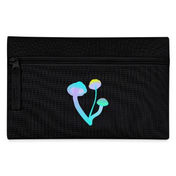 Three little mushrooms - Federtasche - Schwarz - Vorne