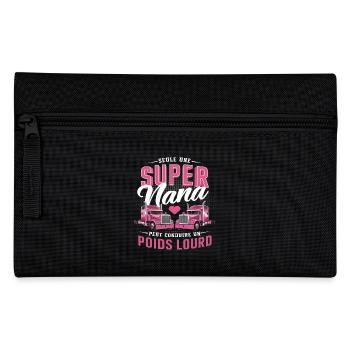 Seule Une Super Nana Peut Conduire Un Poids Lourd - Trousse - noir - Devant