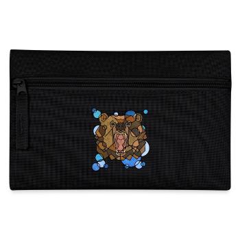 Bear Geometry - Pencil Case - black - Front