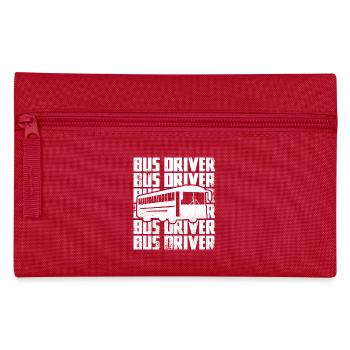 Chauffeur de bus - Trousse - rouge - Devant