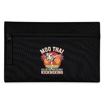 Lustiges Muay Thai Design für Sportfans - Federtasche - Schwarz - Vorne