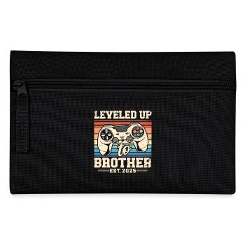 Promoted to Brother 2025 - Pencil Case - black - Front