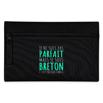 Je Suis Breton Humour Bretagne Cadeau - Trousse - noir - Devant