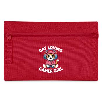Chat Loving Gamer Girl - Trousse - rouge - Devant