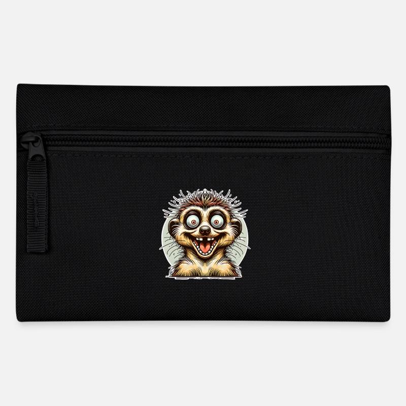 Erdmännchen - Federtasche - Schwarz