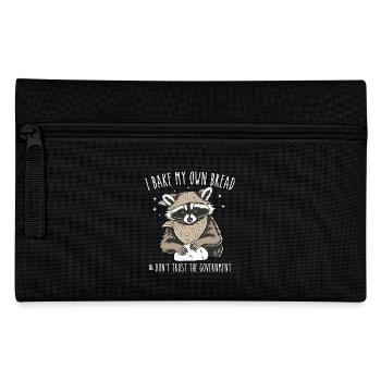 Funny Raccoon - I Bake My Own Bread - Trousse - noir - Devant