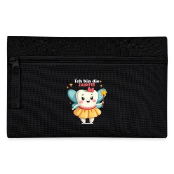 Ich bin die Zahnfee Kostüm für Karneval Fasching - Federtasche - Schwarz - Vorne
