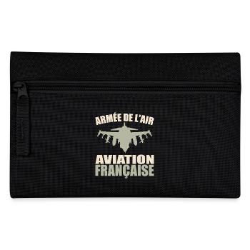 Armée de l'air aviation française - Trousse - noir - Devant