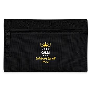 Keep Calm and Celebrate small wins - Trousse - noir - Devant