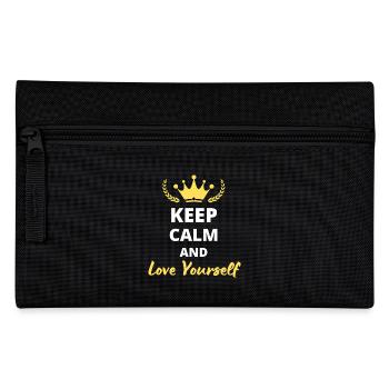 Keep Calm and Love Yourself - Trousse - noir - Devant