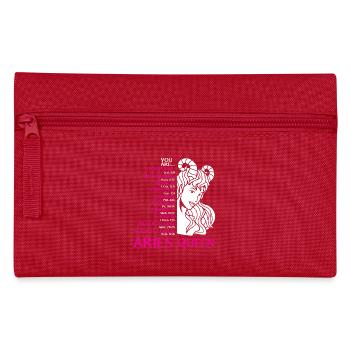 Zodiac sign Aries - Pencil Case - red - Front