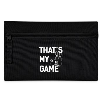 My Game Is Bowling - Pencil Case - black - Front