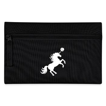 Licorne Joueur De Tennis Balle De Tennis Silhouette - Trousse - noir - Devant