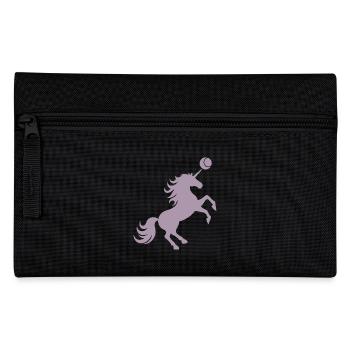 Licorne Joueur De Tennis Balle De Tennis Silhouette - Trousse - noir - Devant