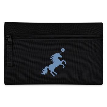 Licorne Joueur De Tennis Balle De Tennis Silhouette - Trousse - noir - Devant