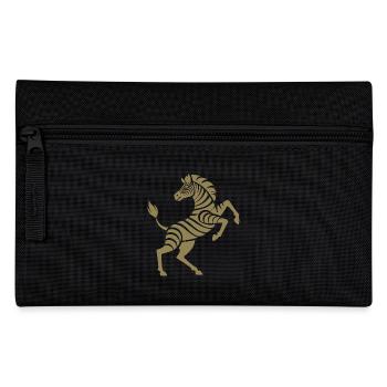 Zebra Hufe hoch Kunststück Silhouette - Federtasche - Schwarz - Vorne