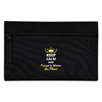Keep Calm and Forget to Water the Plant - Trousse - noir - Devant