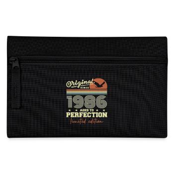 Original 1986 Birthday Gift 1986 Retro 1986 - Pencil Case - black - Front