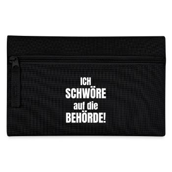 I swear by the authority - Pencil Case - black - Front