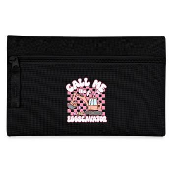 Call me the Eggscavator Easter - Pencil Case - black - Front
