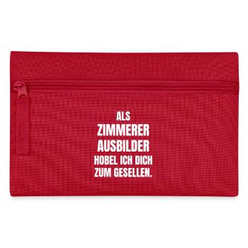 En tant que formateur de charpentier, je ferai de vous un compagnon - Trousse - rouge - Devant