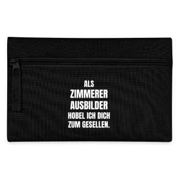 En tant que formateur de charpentier, je ferai de vous un compagnon - Trousse - noir - Devant