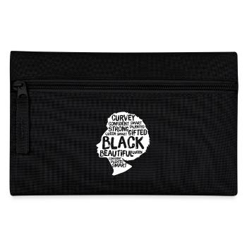 Black Woman - Pencil Case - black - Front