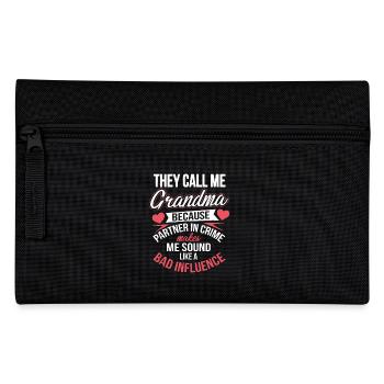 They Call Me Grandma - Pencil Case - black - Front