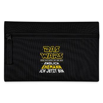 Das Wars - Endlich Ehemann ich jetzt bin. Hochzeit - Federtasche - Schwarz - Vorne