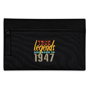 Les vrais légendes sont nés en 1947. Année 2025. - Trousse - noir - Devant