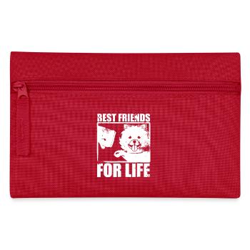 Yorkie Best Friends For Life - Pencil Case - red - Front
