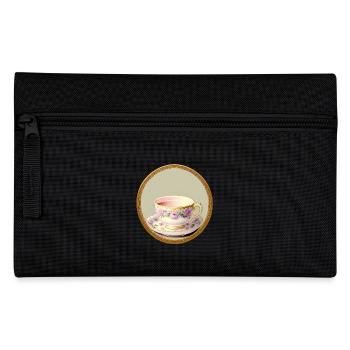 A cup of tea or coffee? - Pencil Case - black - Front