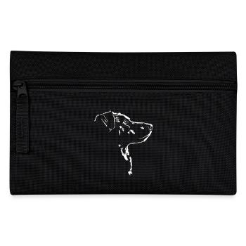Beauceron Silhouette Dog Dogs Wilsigns - Pencil Case - black - Front