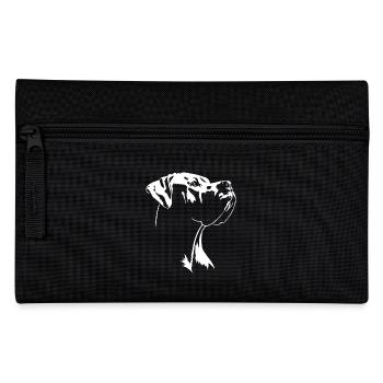 Dogue Argentino Silhouette Chien Chiens Wilsigns - Trousse - noir - Devant