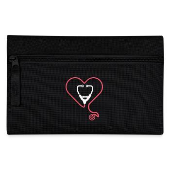 Nursing Stethoscope - Pencil Case - black - Front
