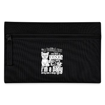 Yorkie I am A Baby - Pencil Case - black - Front