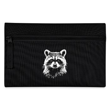 Raccoon - Pencil Case - black - Front