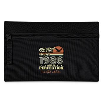 August 1986 Birthday August 1986 Vintage August 1986 - Pencil Case - black - Front
