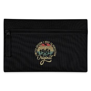 Août 1961 Cadeau d’anniversaire Août 1961 Août - Trousse - noir - Devant