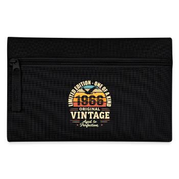 1966 Birthday Gift Vintage 1966 Retro 1966 - Pencil Case - black - Front