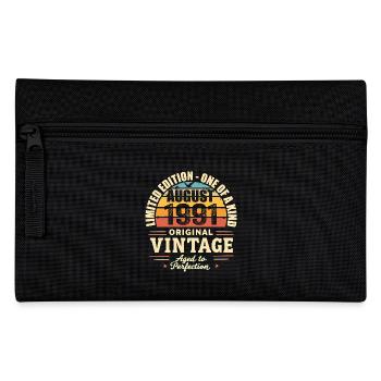 August 1991 Birthday August 1991 - August 1991 - Pencil Case - black - Front