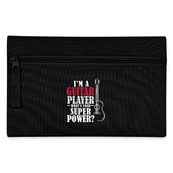 I am A Guitar Player - Pencil Case - black - Front